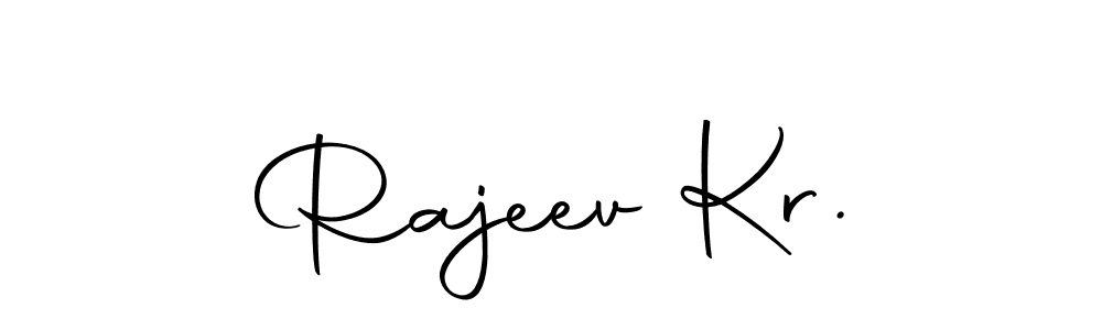 Use a signature maker to create a handwritten signature online. With this signature software, you can design (Autography-DOLnW) your own signature for name Rajeev Kr.. Rajeev Kr. signature style 10 images and pictures png