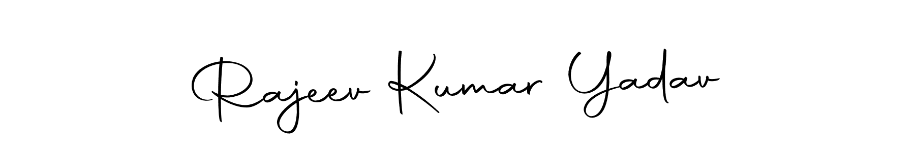 The best way (Autography-DOLnW) to make a short signature is to pick only two or three words in your name. The name Rajeev Kumar Yadav include a total of six letters. For converting this name. Rajeev Kumar Yadav signature style 10 images and pictures png