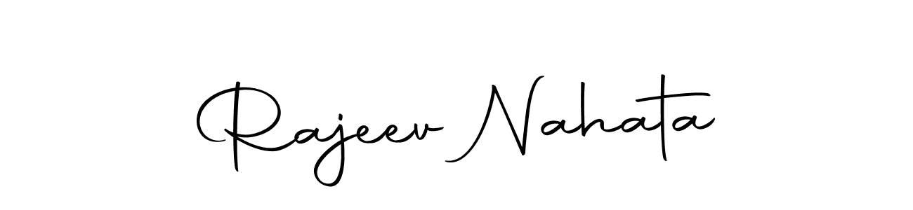 Use a signature maker to create a handwritten signature online. With this signature software, you can design (Autography-DOLnW) your own signature for name Rajeev Nahata. Rajeev Nahata signature style 10 images and pictures png