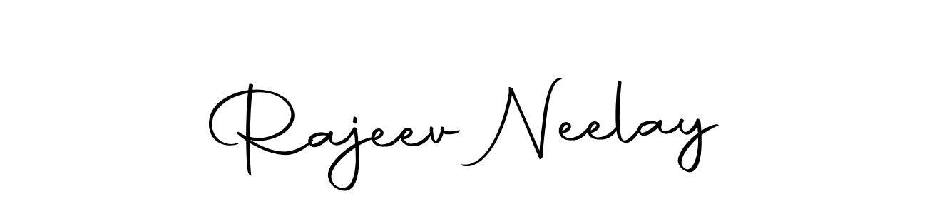 How to make Rajeev Neelay signature? Autography-DOLnW is a professional autograph style. Create handwritten signature for Rajeev Neelay name. Rajeev Neelay signature style 10 images and pictures png
