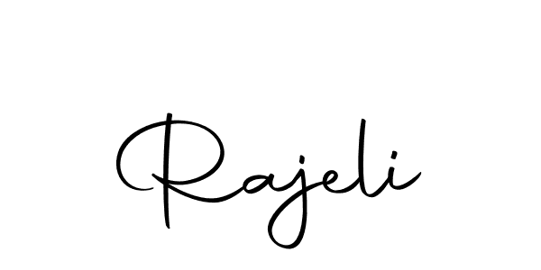 How to make Rajeli name signature. Use Autography-DOLnW style for creating short signs online. This is the latest handwritten sign. Rajeli signature style 10 images and pictures png