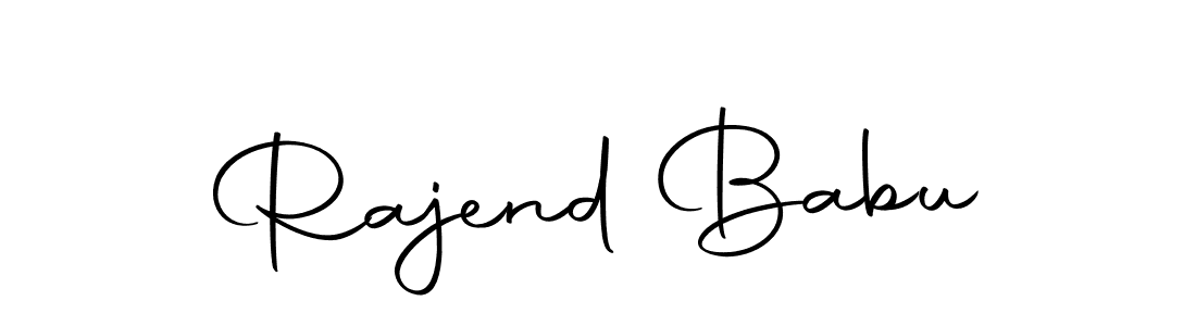 Design your own signature with our free online signature maker. With this signature software, you can create a handwritten (Autography-DOLnW) signature for name Rajend Babu. Rajend Babu signature style 10 images and pictures png