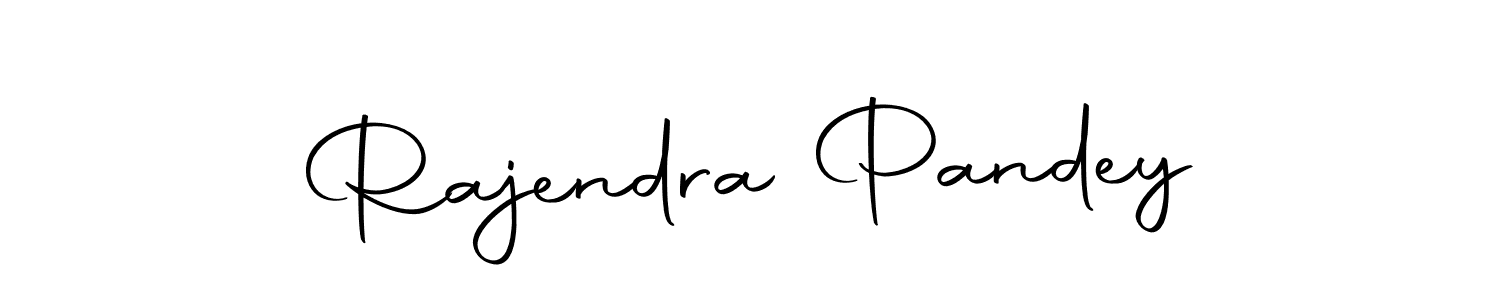 How to make Rajendra Pandey name signature. Use Autography-DOLnW style for creating short signs online. This is the latest handwritten sign. Rajendra Pandey signature style 10 images and pictures png