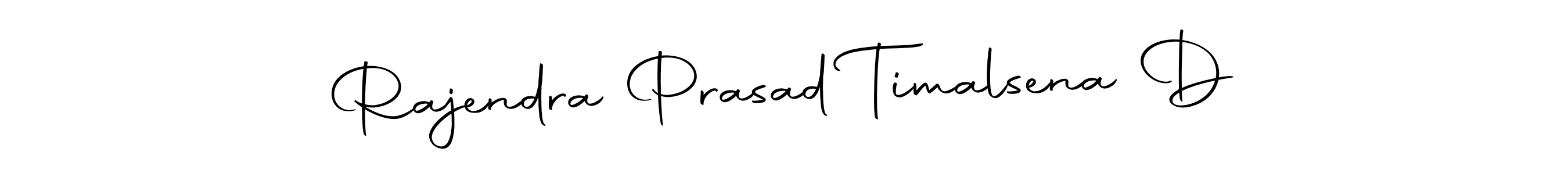 Make a short Rajendra Prasad Timalsena D signature style. Manage your documents anywhere anytime using Autography-DOLnW. Create and add eSignatures, submit forms, share and send files easily. Rajendra Prasad Timalsena D signature style 10 images and pictures png