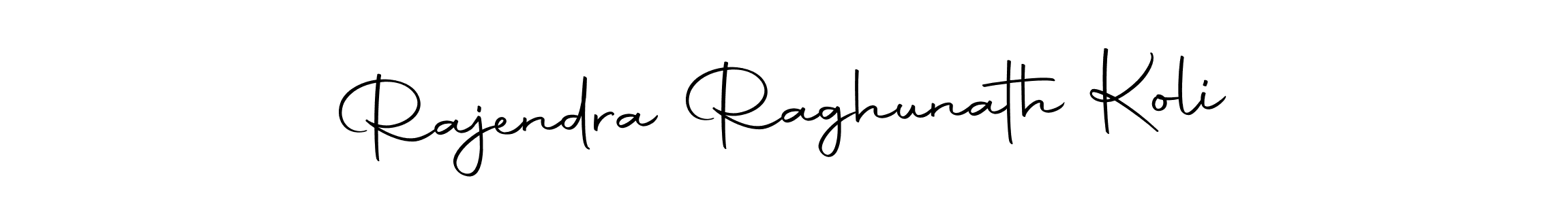 Make a beautiful signature design for name Rajendra Raghunath Koli. With this signature (Autography-DOLnW) style, you can create a handwritten signature for free. Rajendra Raghunath Koli signature style 10 images and pictures png