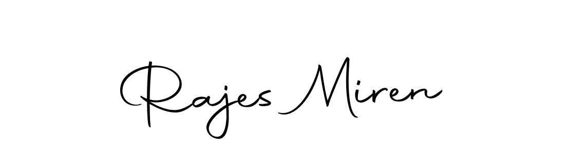 Similarly Autography-DOLnW is the best handwritten signature design. Signature creator online .You can use it as an online autograph creator for name Rajes Miren. Rajes Miren signature style 10 images and pictures png