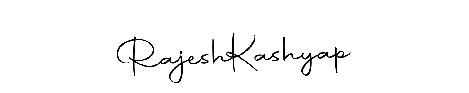 Make a beautiful signature design for name Rajesh  Kashyap. With this signature (Autography-DOLnW) style, you can create a handwritten signature for free. Rajesh  Kashyap signature style 10 images and pictures png