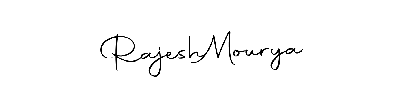 The best way (Autography-DOLnW) to make a short signature is to pick only two or three words in your name. The name Rajesh  Mourya include a total of six letters. For converting this name. Rajesh  Mourya signature style 10 images and pictures png