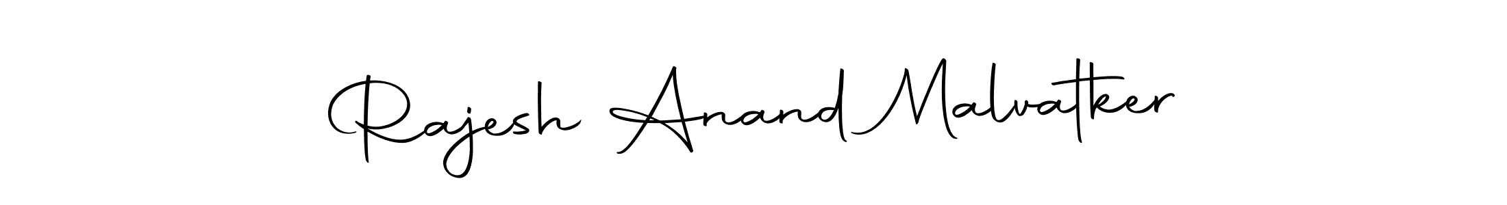 Make a beautiful signature design for name Rajesh Anand Malvatker. With this signature (Autography-DOLnW) style, you can create a handwritten signature for free. Rajesh Anand Malvatker signature style 10 images and pictures png