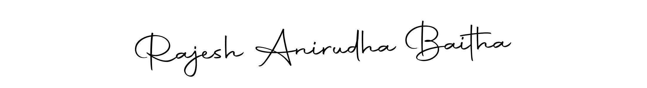 if you are searching for the best signature style for your name Rajesh Anirudha Baitha. so please give up your signature search. here we have designed multiple signature styles  using Autography-DOLnW. Rajesh Anirudha Baitha signature style 10 images and pictures png