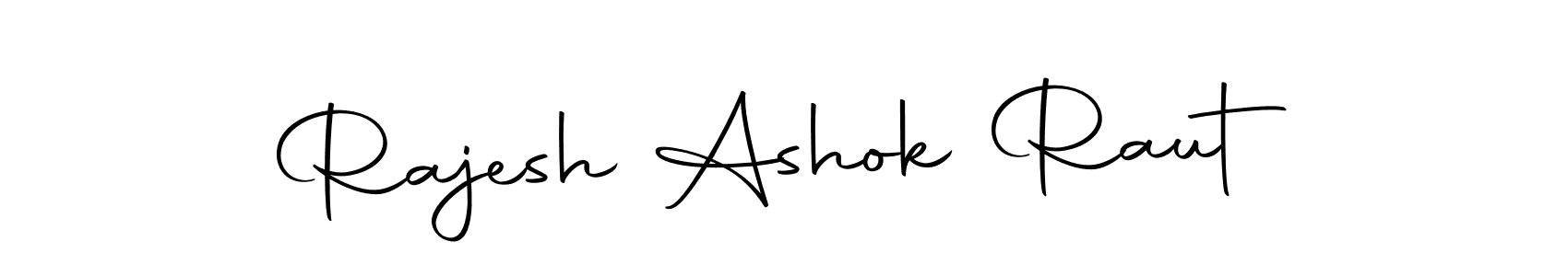 Create a beautiful signature design for name Rajesh Ashok Raut. With this signature (Autography-DOLnW) fonts, you can make a handwritten signature for free. Rajesh Ashok Raut signature style 10 images and pictures png