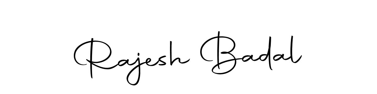 Create a beautiful signature design for name Rajesh Badal. With this signature (Autography-DOLnW) fonts, you can make a handwritten signature for free. Rajesh Badal signature style 10 images and pictures png