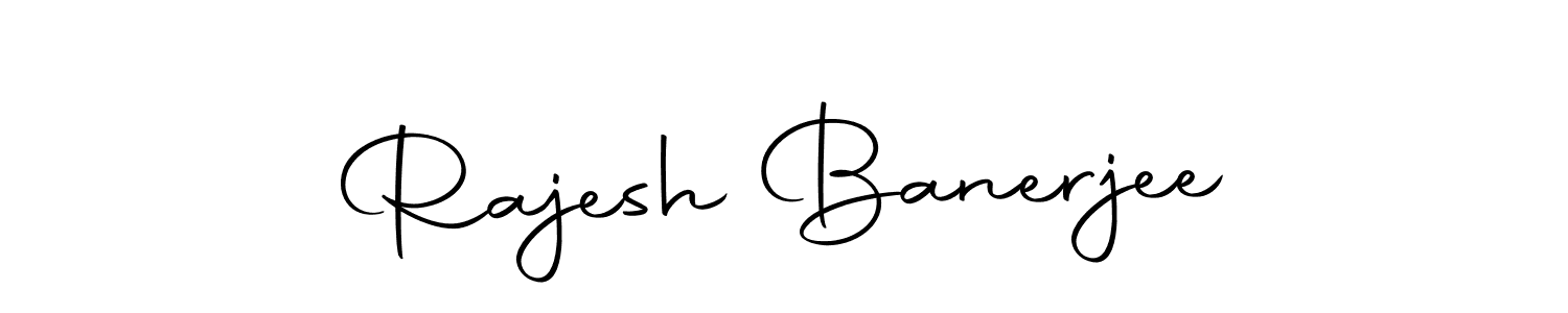 Create a beautiful signature design for name Rajesh Banerjee. With this signature (Autography-DOLnW) fonts, you can make a handwritten signature for free. Rajesh Banerjee signature style 10 images and pictures png