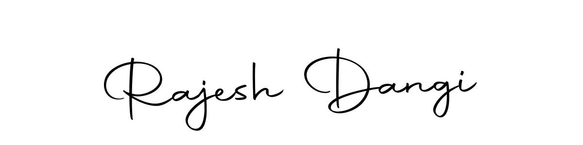 The best way (Autography-DOLnW) to make a short signature is to pick only two or three words in your name. The name Rajesh Dangi include a total of six letters. For converting this name. Rajesh Dangi signature style 10 images and pictures png