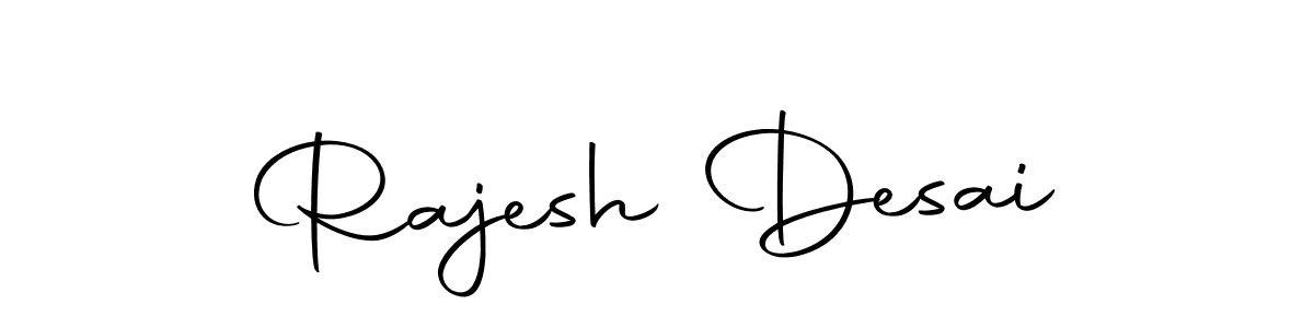 Create a beautiful signature design for name Rajesh Desai. With this signature (Autography-DOLnW) fonts, you can make a handwritten signature for free. Rajesh Desai signature style 10 images and pictures png