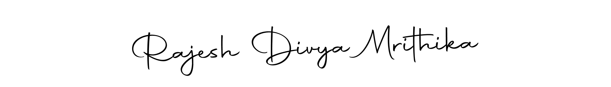 Similarly Autography-DOLnW is the best handwritten signature design. Signature creator online .You can use it as an online autograph creator for name Rajesh Divya Mrithika. Rajesh Divya Mrithika signature style 10 images and pictures png