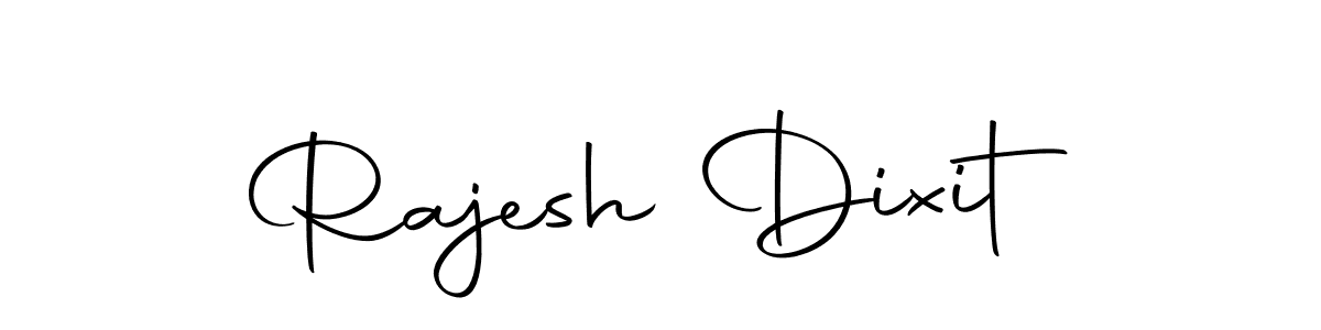 How to make Rajesh Dixit name signature. Use Autography-DOLnW style for creating short signs online. This is the latest handwritten sign. Rajesh Dixit signature style 10 images and pictures png