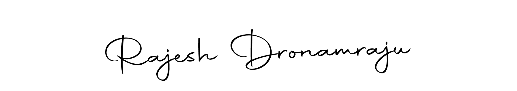 Use a signature maker to create a handwritten signature online. With this signature software, you can design (Autography-DOLnW) your own signature for name Rajesh Dronamraju. Rajesh Dronamraju signature style 10 images and pictures png