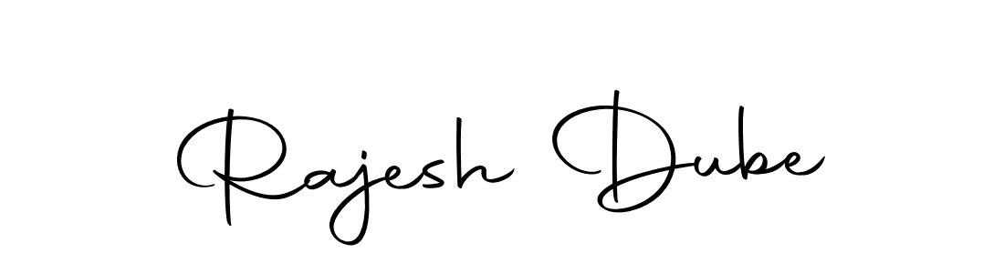 Autography-DOLnW is a professional signature style that is perfect for those who want to add a touch of class to their signature. It is also a great choice for those who want to make their signature more unique. Get Rajesh Dube name to fancy signature for free. Rajesh Dube signature style 10 images and pictures png