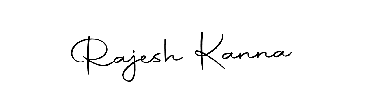 How to make Rajesh Kanna name signature. Use Autography-DOLnW style for creating short signs online. This is the latest handwritten sign. Rajesh Kanna signature style 10 images and pictures png