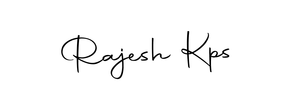 Design your own signature with our free online signature maker. With this signature software, you can create a handwritten (Autography-DOLnW) signature for name Rajesh Kps. Rajesh Kps signature style 10 images and pictures png