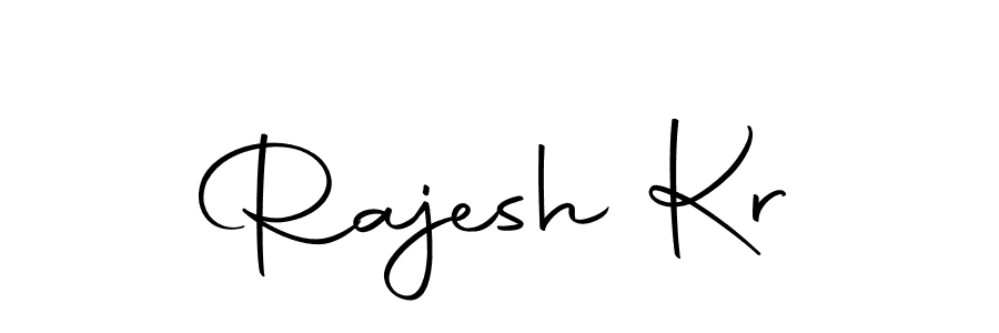 Design your own signature with our free online signature maker. With this signature software, you can create a handwritten (Autography-DOLnW) signature for name Rajesh Kr. Rajesh Kr signature style 10 images and pictures png