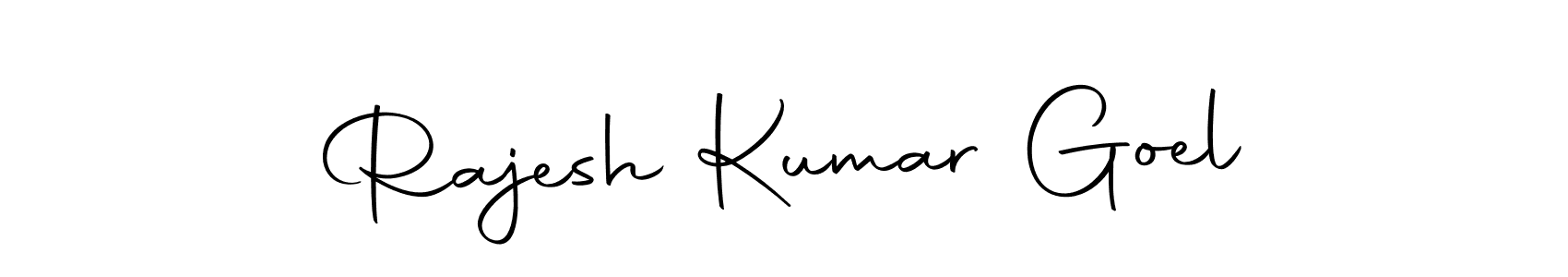 Create a beautiful signature design for name Rajesh Kumar Goel. With this signature (Autography-DOLnW) fonts, you can make a handwritten signature for free. Rajesh Kumar Goel signature style 10 images and pictures png