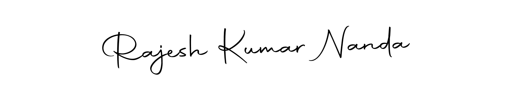 How to make Rajesh Kumar Nanda signature? Autography-DOLnW is a professional autograph style. Create handwritten signature for Rajesh Kumar Nanda name. Rajesh Kumar Nanda signature style 10 images and pictures png