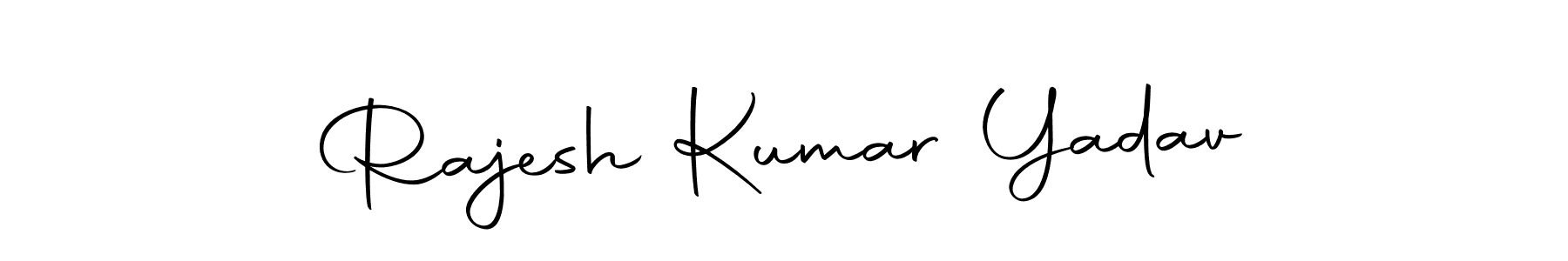 Create a beautiful signature design for name Rajesh Kumar Yadav. With this signature (Autography-DOLnW) fonts, you can make a handwritten signature for free. Rajesh Kumar Yadav signature style 10 images and pictures png