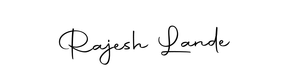 Also we have Rajesh Lande name is the best signature style. Create professional handwritten signature collection using Autography-DOLnW autograph style. Rajesh Lande signature style 10 images and pictures png