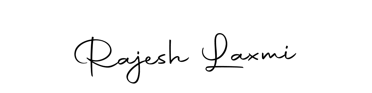 You should practise on your own different ways (Autography-DOLnW) to write your name (Rajesh Laxmi) in signature. don't let someone else do it for you. Rajesh Laxmi signature style 10 images and pictures png