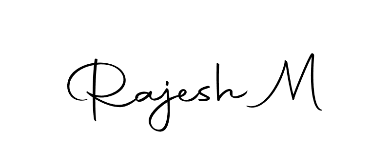 if you are searching for the best signature style for your name Rajesh M. so please give up your signature search. here we have designed multiple signature styles  using Autography-DOLnW. Rajesh M signature style 10 images and pictures png