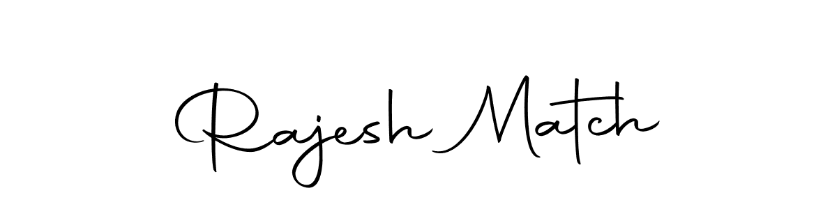 Rajesh Match stylish signature style. Best Handwritten Sign (Autography-DOLnW) for my name. Handwritten Signature Collection Ideas for my name Rajesh Match. Rajesh Match signature style 10 images and pictures png