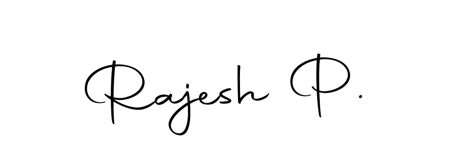Rajesh P. stylish signature style. Best Handwritten Sign (Autography-DOLnW) for my name. Handwritten Signature Collection Ideas for my name Rajesh P.. Rajesh P. signature style 10 images and pictures png