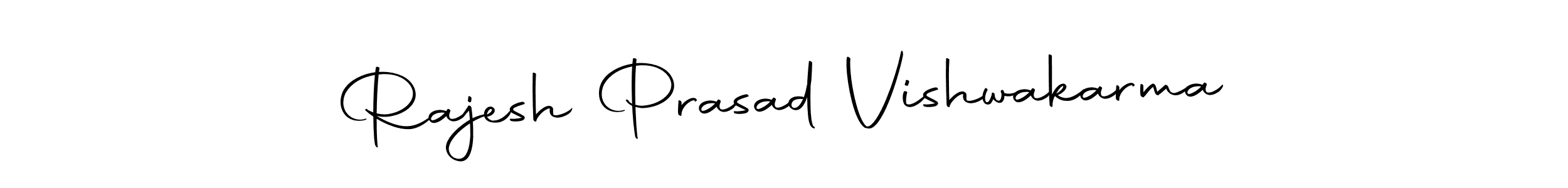 Also we have Rajesh Prasad Vishwakarma name is the best signature style. Create professional handwritten signature collection using Autography-DOLnW autograph style. Rajesh Prasad Vishwakarma signature style 10 images and pictures png