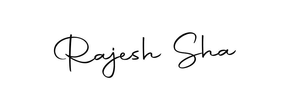 How to make Rajesh Sha name signature. Use Autography-DOLnW style for creating short signs online. This is the latest handwritten sign. Rajesh Sha signature style 10 images and pictures png