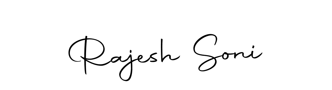 Rajesh Soni stylish signature style. Best Handwritten Sign (Autography-DOLnW) for my name. Handwritten Signature Collection Ideas for my name Rajesh Soni. Rajesh Soni signature style 10 images and pictures png