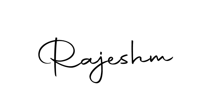 Make a beautiful signature design for name Rajeshm. With this signature (Autography-DOLnW) style, you can create a handwritten signature for free. Rajeshm signature style 10 images and pictures png