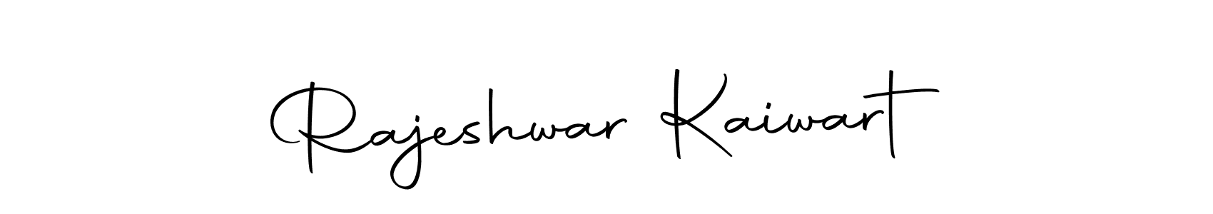 How to make Rajeshwar Kaiwart name signature. Use Autography-DOLnW style for creating short signs online. This is the latest handwritten sign. Rajeshwar Kaiwart signature style 10 images and pictures png