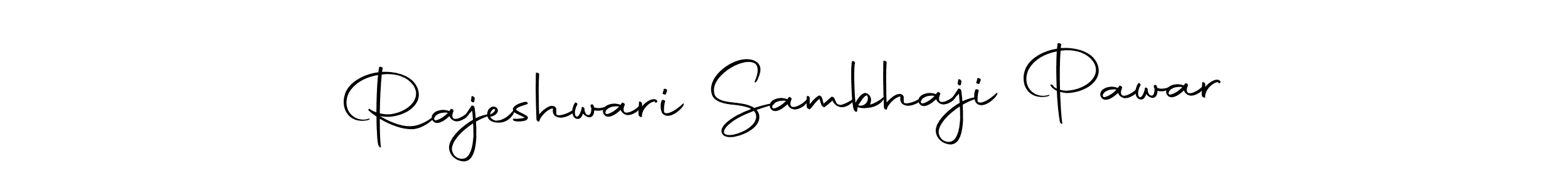 Also we have Rajeshwari Sambhaji Pawar name is the best signature style. Create professional handwritten signature collection using Autography-DOLnW autograph style. Rajeshwari Sambhaji Pawar signature style 10 images and pictures png