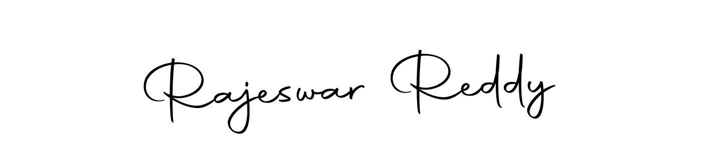 How to make Rajeswar Reddy name signature. Use Autography-DOLnW style for creating short signs online. This is the latest handwritten sign. Rajeswar Reddy signature style 10 images and pictures png