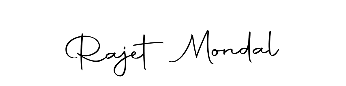 You can use this online signature creator to create a handwritten signature for the name Rajet Mondal. This is the best online autograph maker. Rajet Mondal signature style 10 images and pictures png