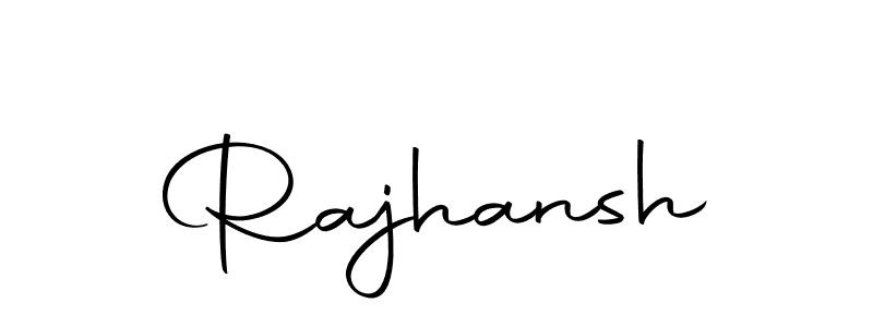 Use a signature maker to create a handwritten signature online. With this signature software, you can design (Autography-DOLnW) your own signature for name Rajhansh. Rajhansh signature style 10 images and pictures png