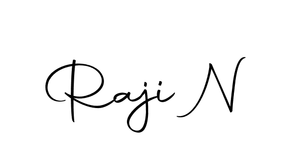 The best way (Autography-DOLnW) to make a short signature is to pick only two or three words in your name. The name Raji N include a total of six letters. For converting this name. Raji N signature style 10 images and pictures png