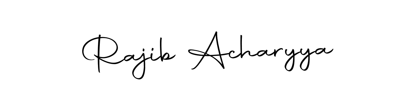 Use a signature maker to create a handwritten signature online. With this signature software, you can design (Autography-DOLnW) your own signature for name Rajib Acharyya. Rajib Acharyya signature style 10 images and pictures png