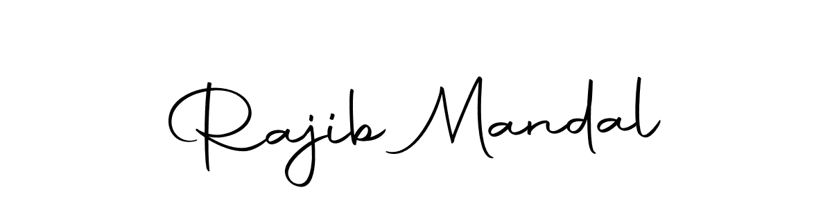 Create a beautiful signature design for name Rajib Mandal. With this signature (Autography-DOLnW) fonts, you can make a handwritten signature for free. Rajib Mandal signature style 10 images and pictures png