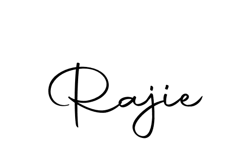Create a beautiful signature design for name Rajie. With this signature (Autography-DOLnW) fonts, you can make a handwritten signature for free. Rajie signature style 10 images and pictures png