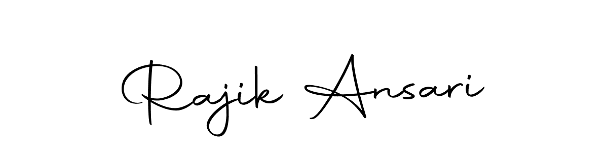 Make a beautiful signature design for name Rajik Ansari. Use this online signature maker to create a handwritten signature for free. Rajik Ansari signature style 10 images and pictures png