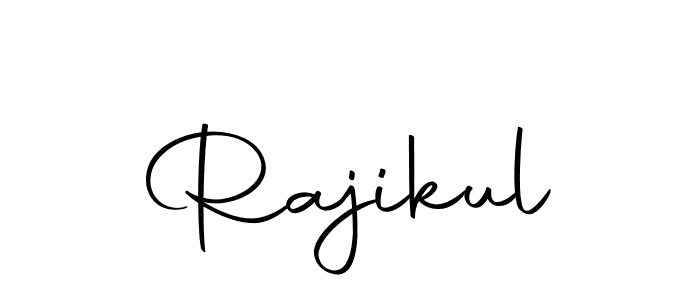 if you are searching for the best signature style for your name Rajikul. so please give up your signature search. here we have designed multiple signature styles  using Autography-DOLnW. Rajikul signature style 10 images and pictures png