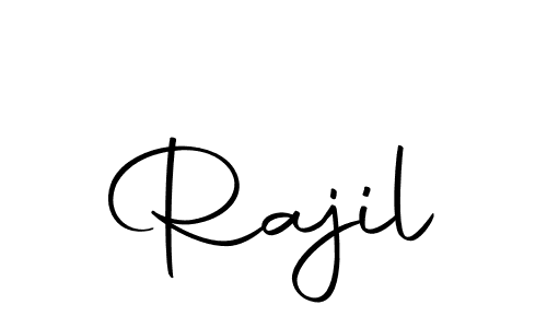 Design your own signature with our free online signature maker. With this signature software, you can create a handwritten (Autography-DOLnW) signature for name Rajil. Rajil signature style 10 images and pictures png